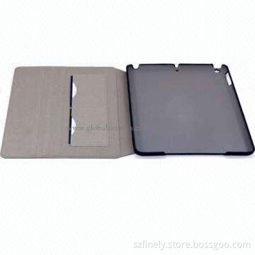 Double-side leather case for iPad Air, ultra-thin style, card insert function, various colors